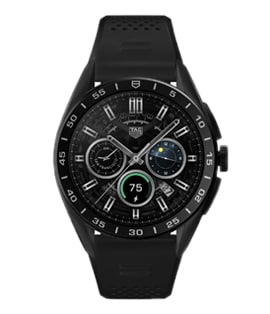 Connected Calibre E4 45mm - 2022 - Titanium Case - Black Rubber Strap